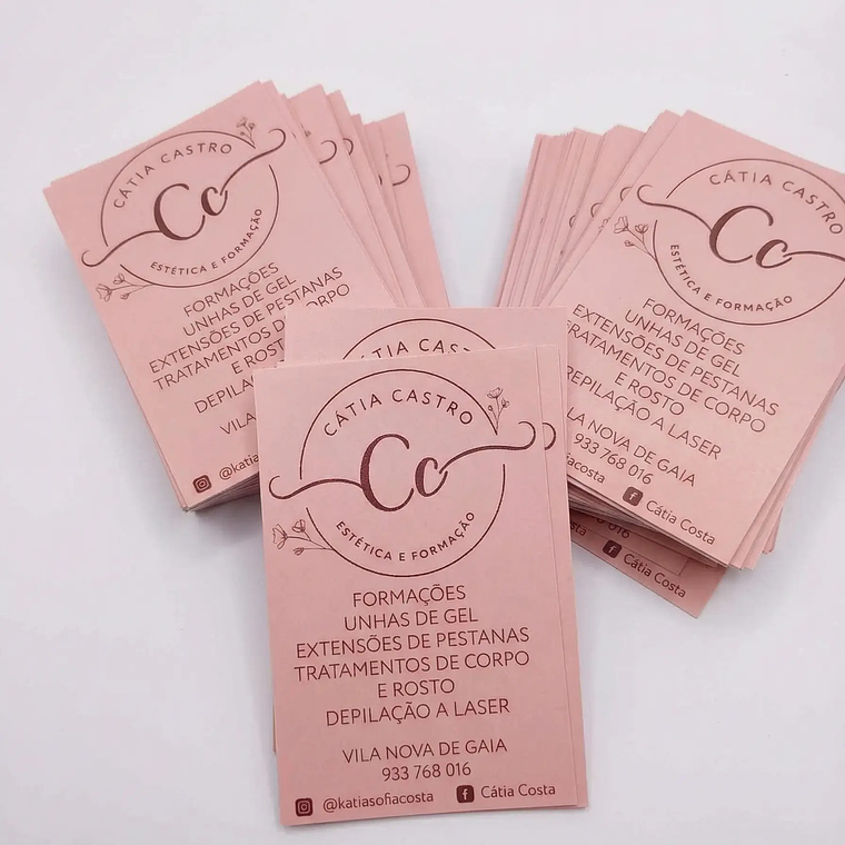 Cartões de visita 5,5x8,5cm 2