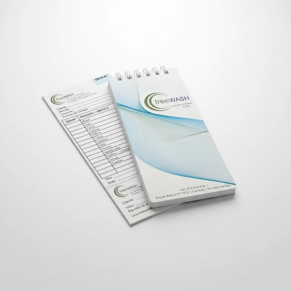 Blocos de encomendas 100 folhas 9x20cm 2