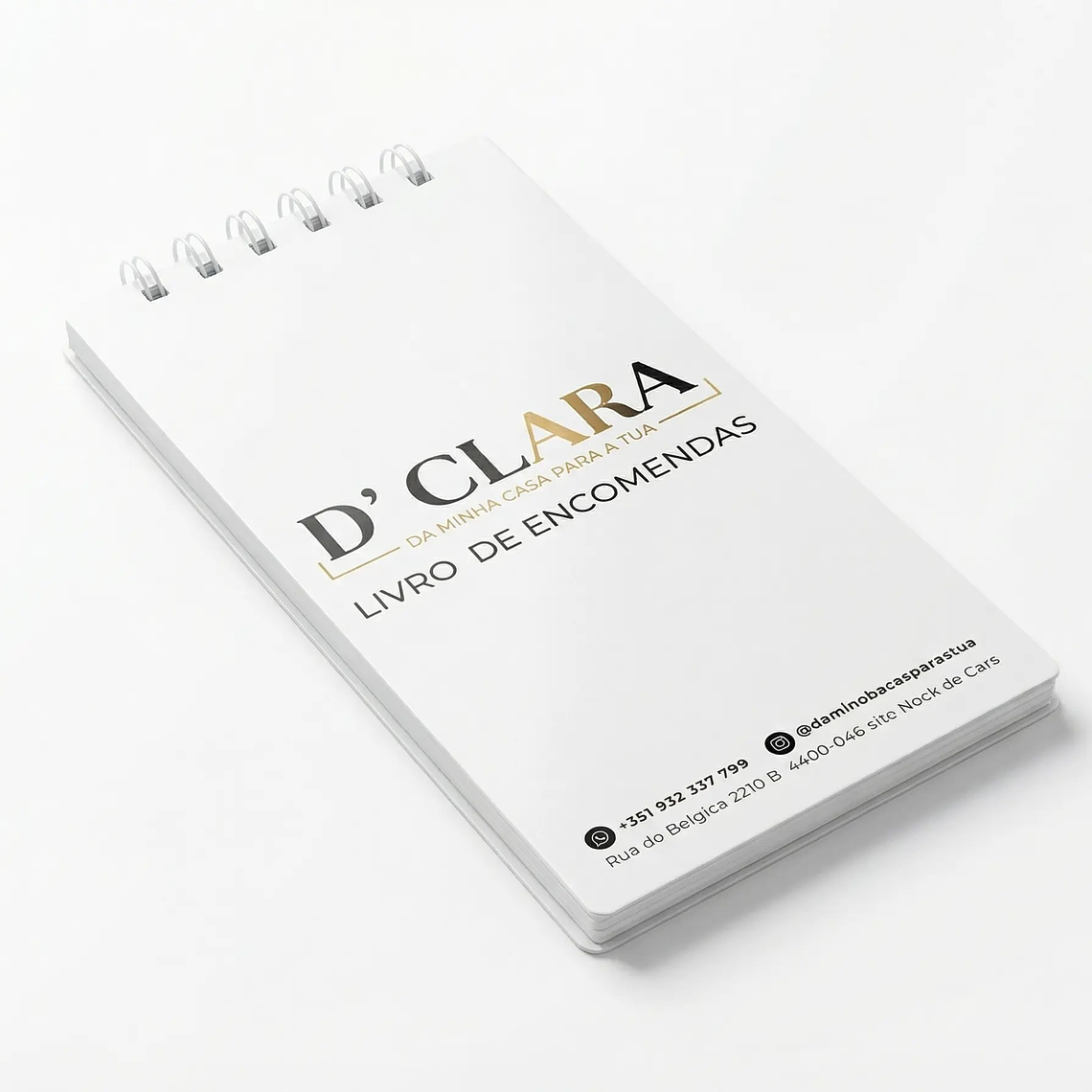 Blocos de encomendas 100 folhas 9x20cm 1