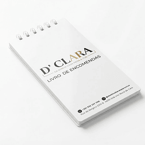 Blocos de encomendas 100 folhas 9x20cm