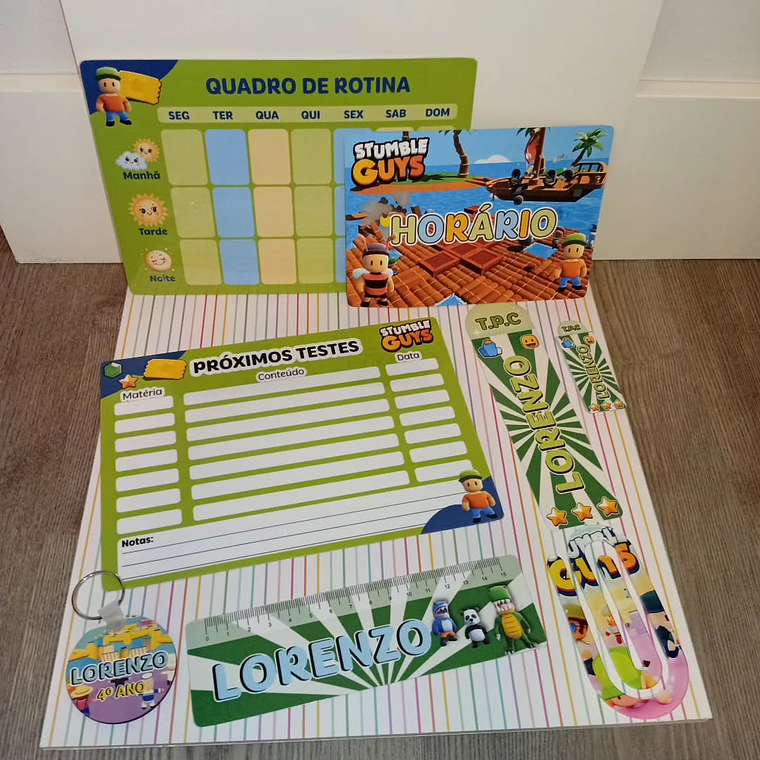 KIT REGRESSO ÀS AULAS MENINO 2