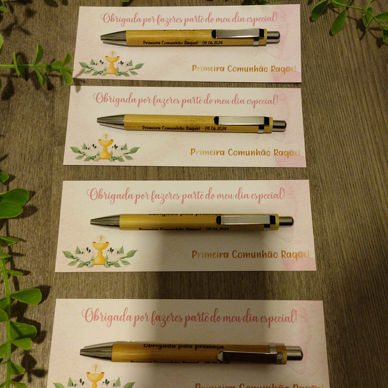 Canetas de Bambu Gravadas 2