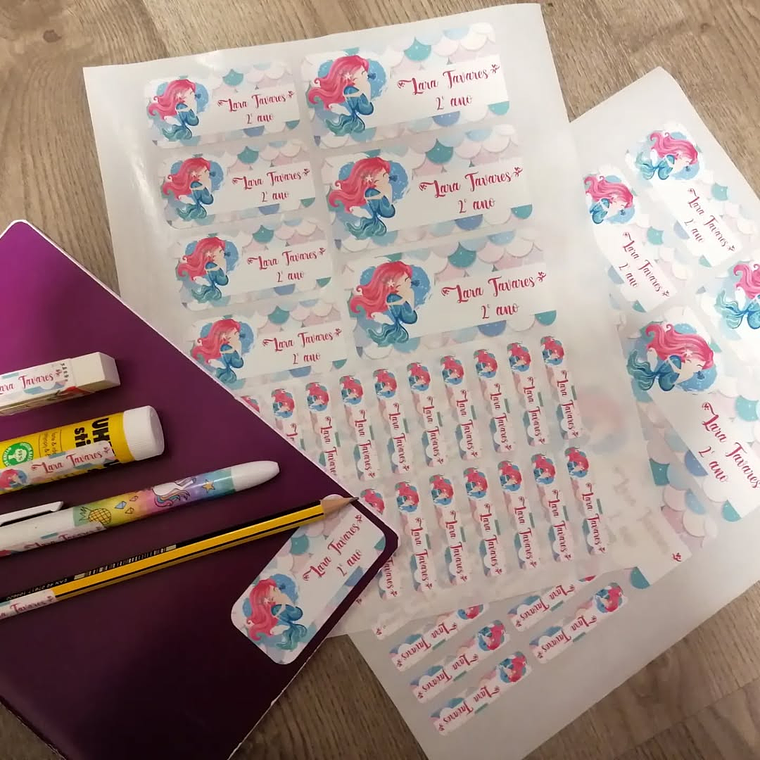 Etiquetas Escolar 1