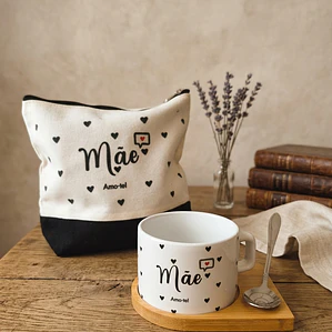 Kit Chávena de Chá e Necessaire – Dia da Mãe