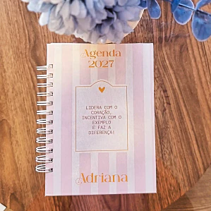 Agenda A5 370 páginas - Capa Dura