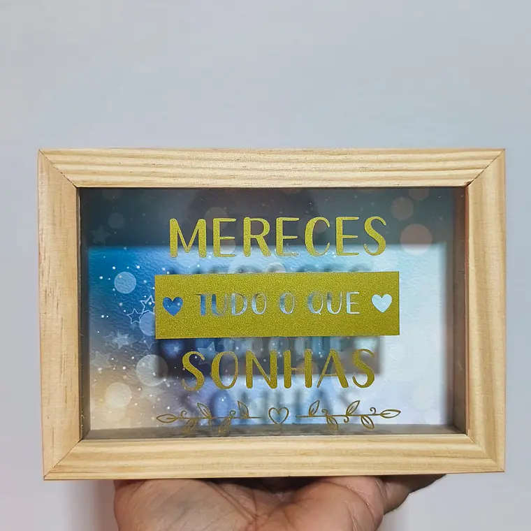 Quadro Mealheiro - 17x12cm  1