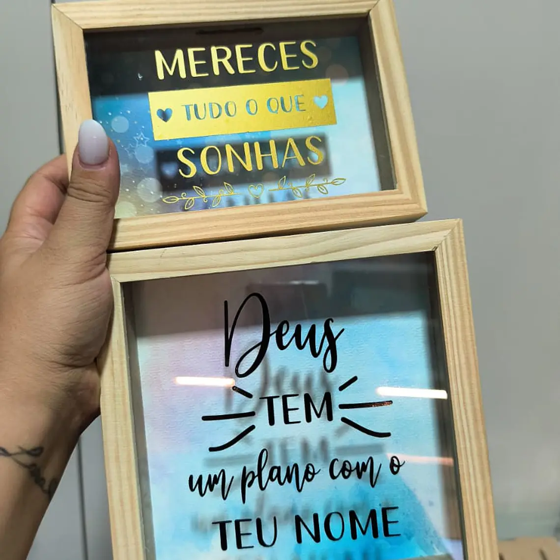 Quadro Mealheiro - 17x12cm  2