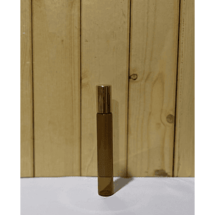 Roll on 5 ml ambar bola metalica tapa negra 