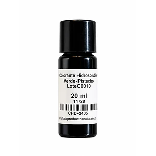 Colorante Hidrosoluble Verde Pistacho  -  20ML