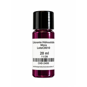 Colorante Hidrosoluble Mora