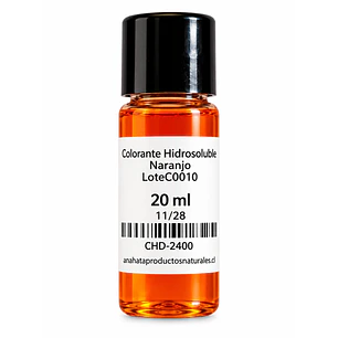 Colorante Hidrosoluble Naranjo  -  20ML