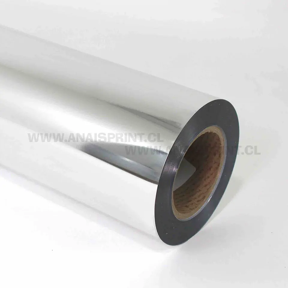 VINILO TEXTIL PU PLATEADO METALICO 50 CM X 1 MT 1
