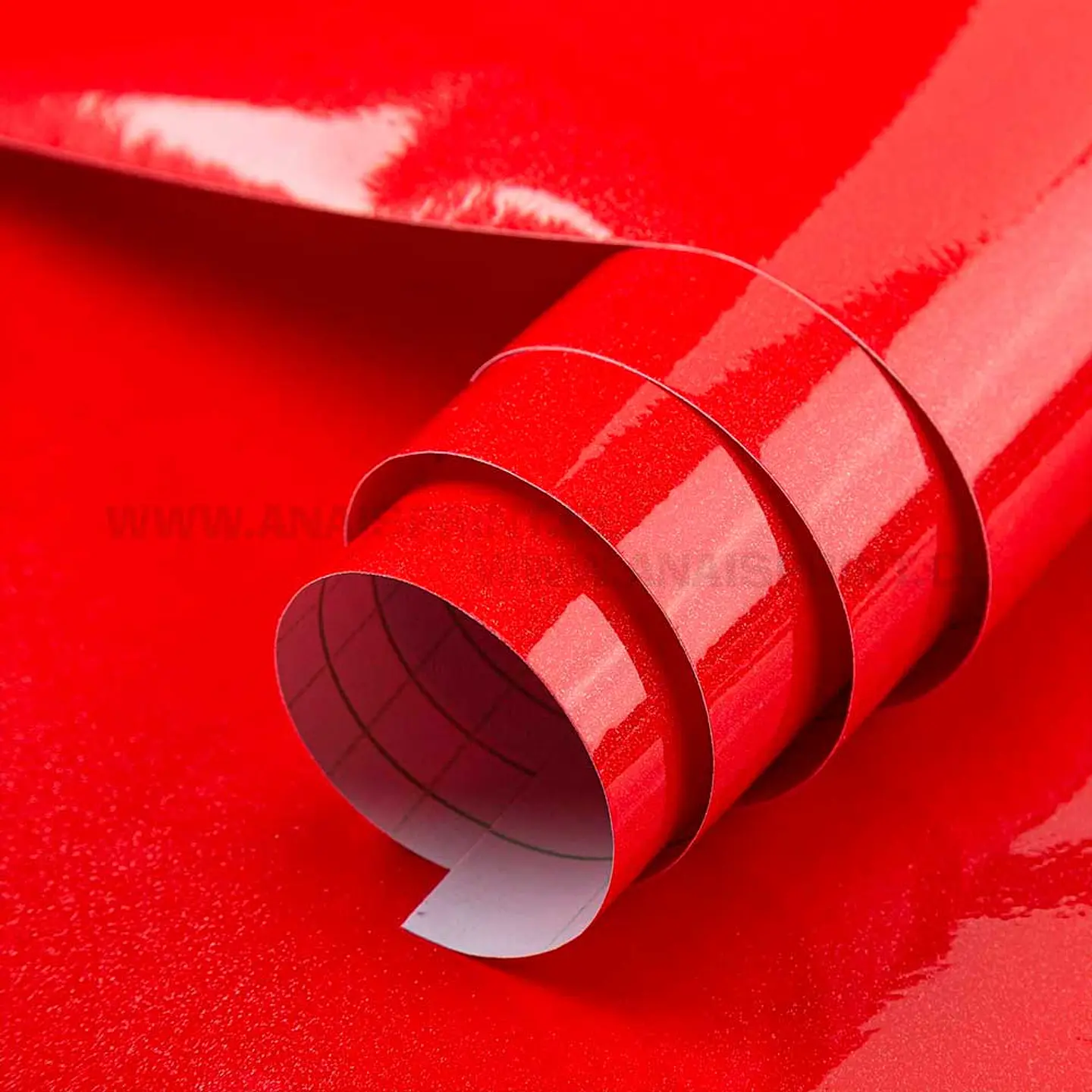 VINILO DECORATIVO CON ADHESIVO ROJO 61 CM X 1 MT  1