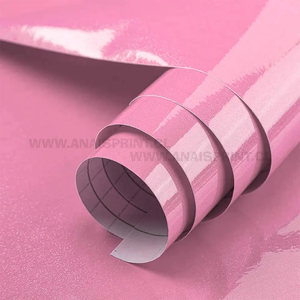 VINILO DECORATIVO CON ADHESIVO ROSADO 61 CM X 1 MT 1