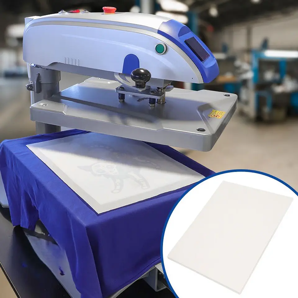 PAPEL SILICONADO (PROTECTOR PARA PLANCHA TRANSFER) A4 / 10 HOJAS 2