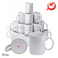 TAZA SUBLIMACION BLANCA ORCA RED CALIDAD AAA 11 OZ / DOCENA O CAJA - Miniatura 1