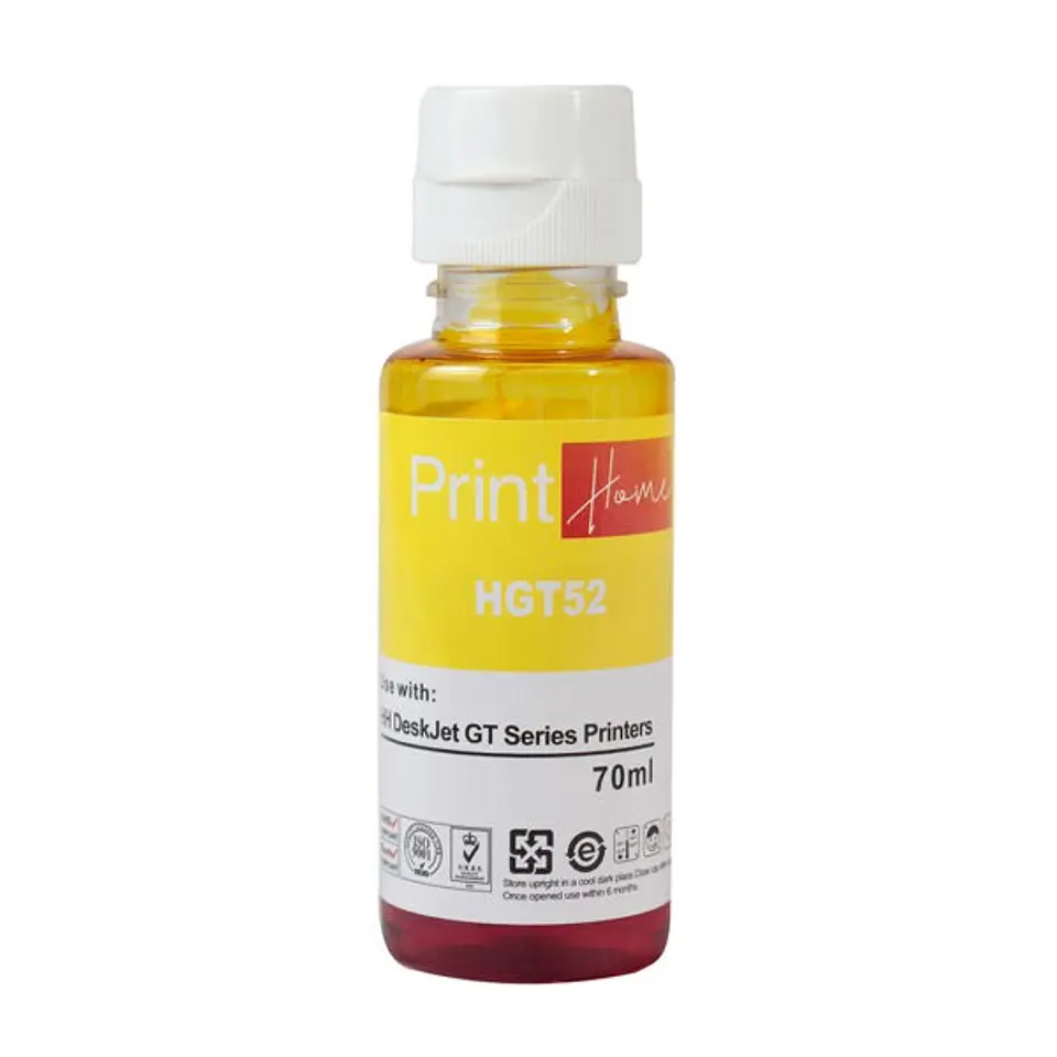 TINTAS DYE PARA IMPRESORAS HP GT 51 / 52  INKJET 5