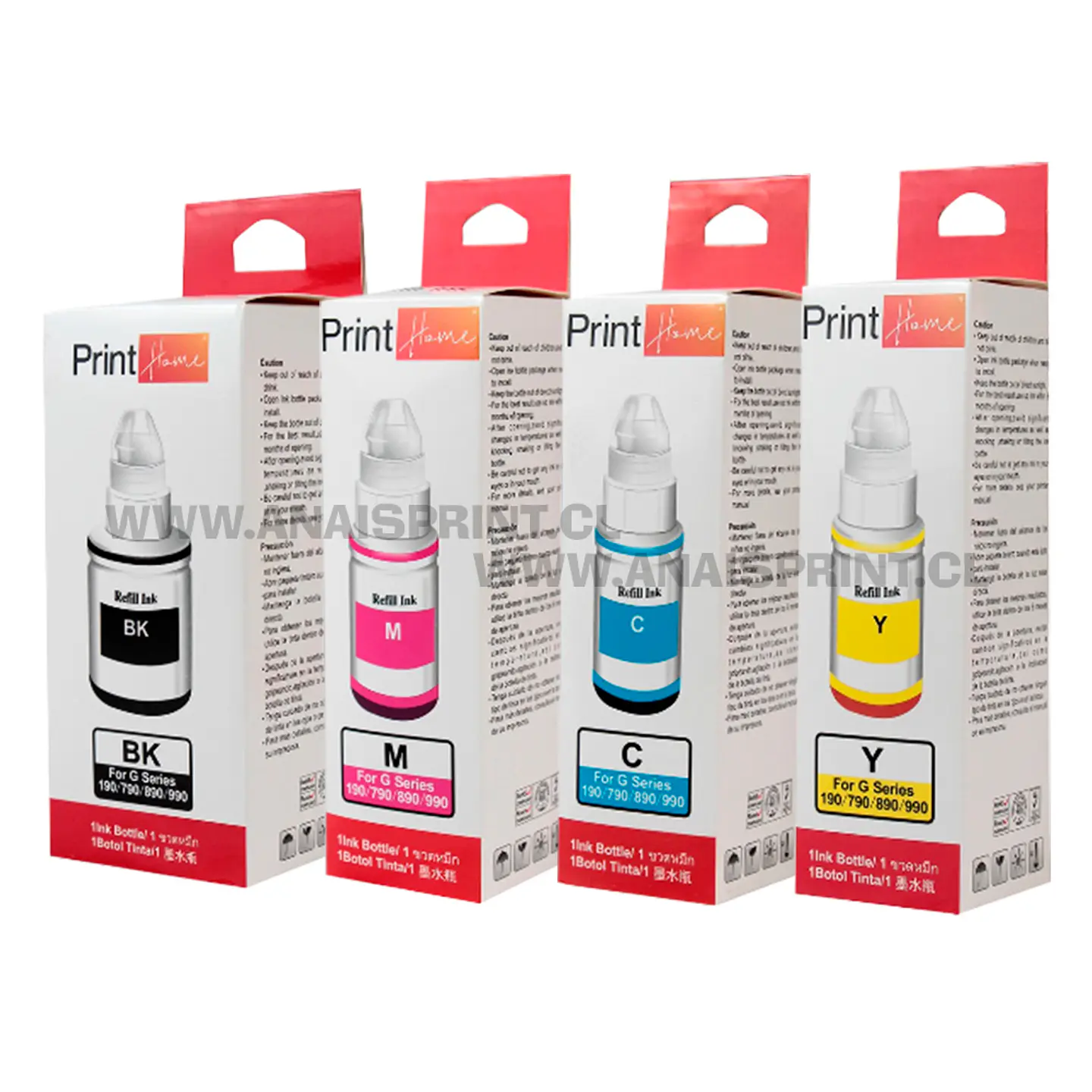 TINTAS DYE PARA IMPRESORAS CANON SERIE G INKJET 1