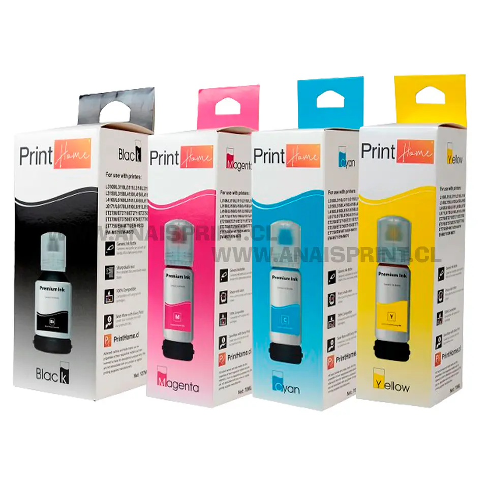 TINTAS DYE PARA IMPRESORAS EPSON LINEA 500 INKJET 1