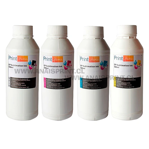 TINTAS DE SUBLIMACION PARA IMPRESORAS EPSON INKJET 500 ML