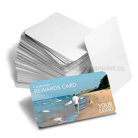 TARJETA CREDENCIAL PVC BRILLANTE IMPRIMIBLE O SUBLIMABLE
