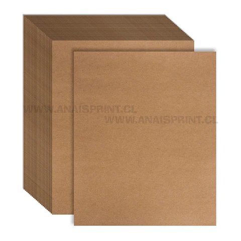 PAPEL KRAFT  OSCURO TAMAÑO CARTA / 200 GR / 100 HOJAS