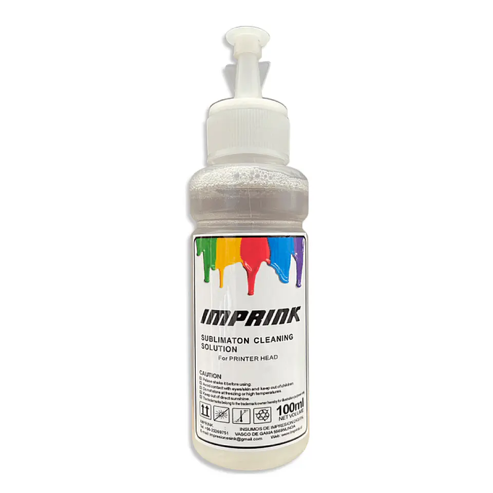 LIQUIDO LIMPIA CABEZAL PARA TINTA DE SUBLIMACION 100 ML 1