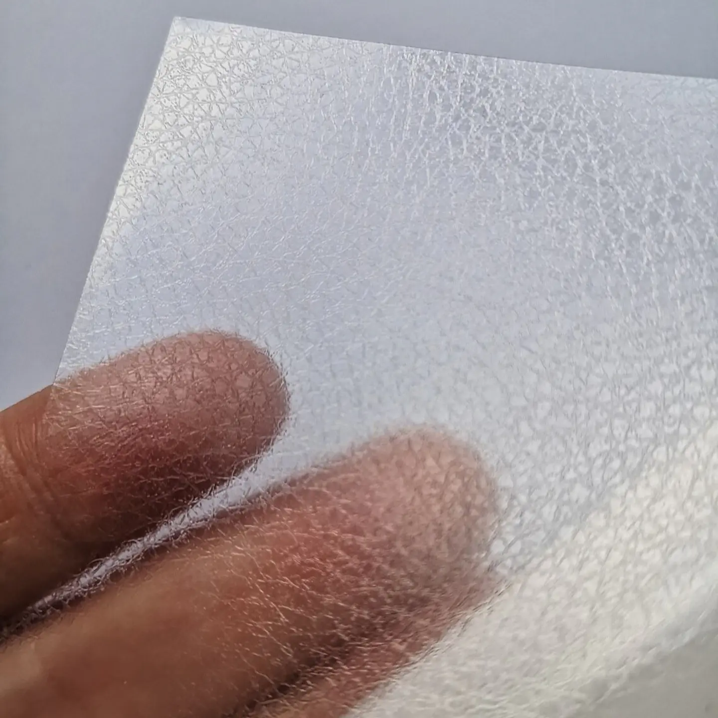 LAMINADO EN FRÍO TRANSPARENTE EFECTO CUERO A4  2