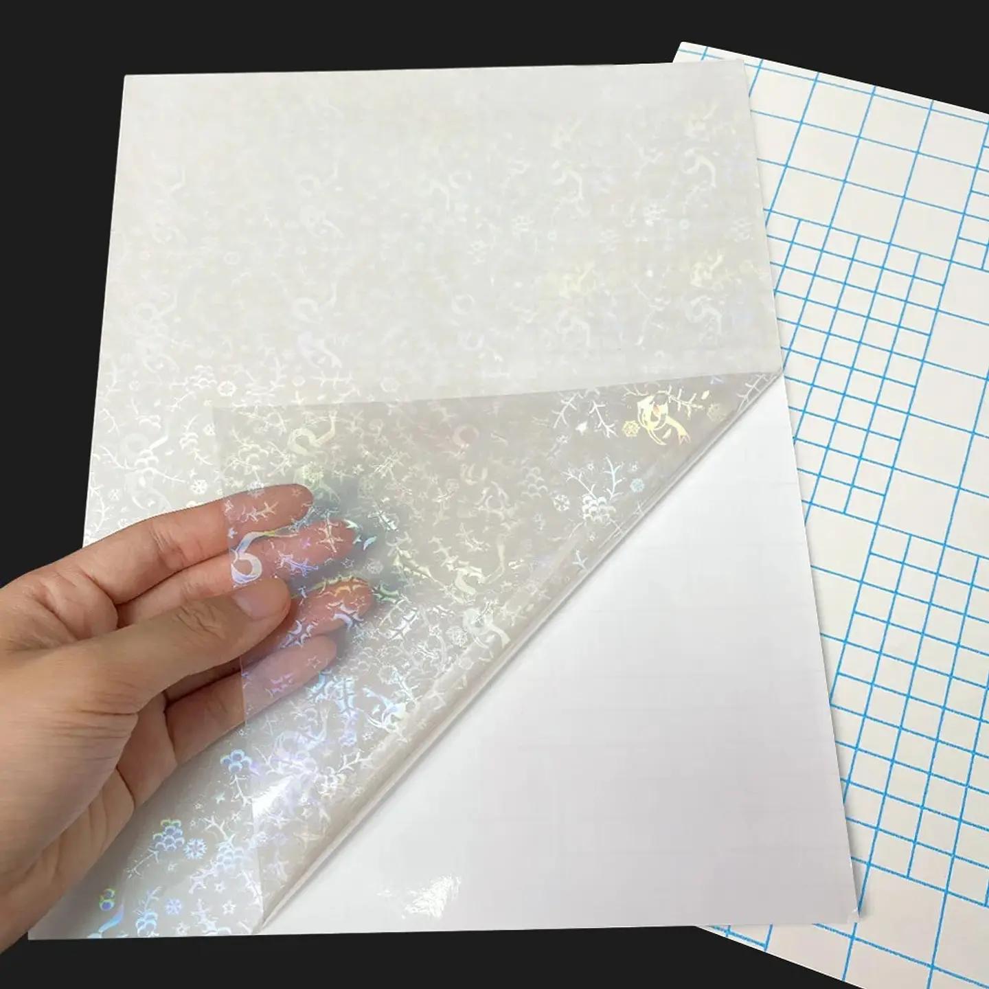 LAMINADO EN FRÍO TRANSPARENTE EFECTO SERPENTINAS A4 2