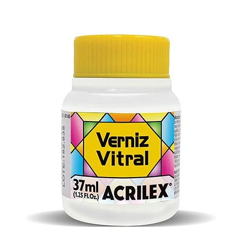 BARNIZ VITRAL INCOLORO BRILLANTE 37 ML (SELLADOR DE VINILOS)