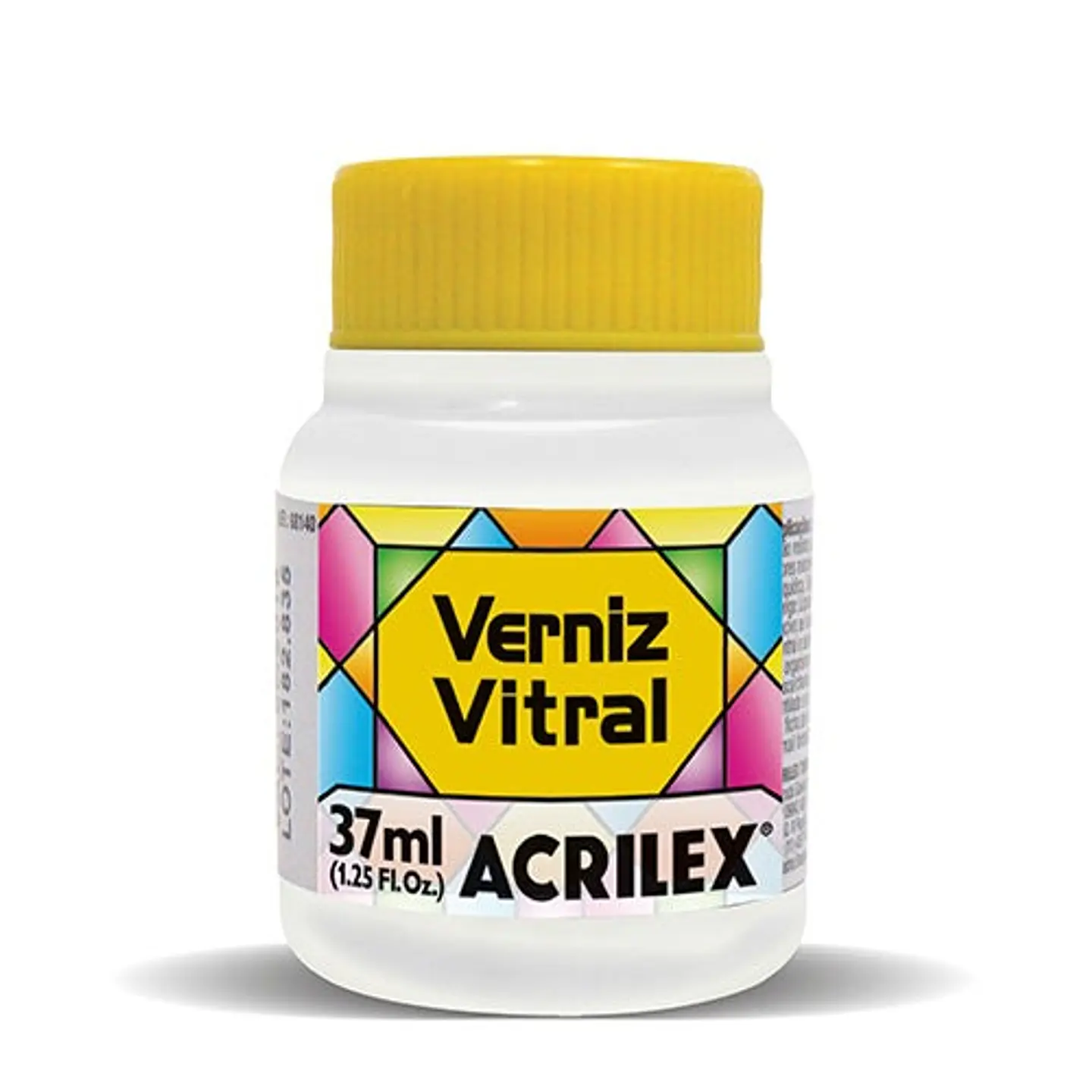 BARNIZ VITRAL INCOLORO BRILLANTE 37 ML (SELLADOR DE VINILOS) 1