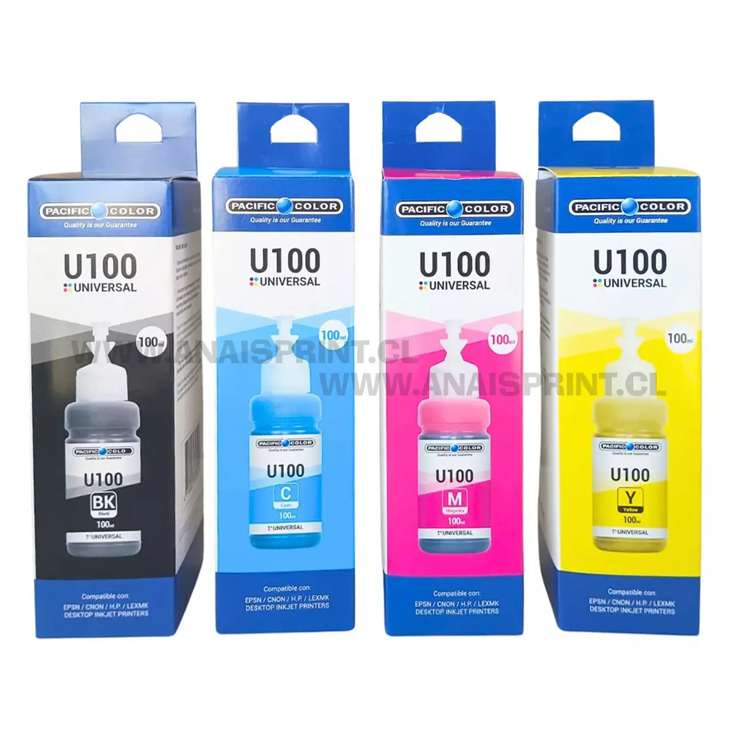 TINTAS DYE UNIVERSAL PARA IMPRESORAS EPSON CANON BROTHER HP LEXMARK 1
