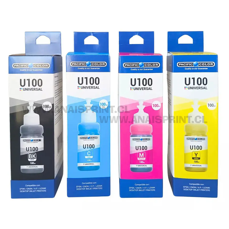 TINTAS DYE UNIVERSAL PARA IMPRESORAS EPSON CANON BROTHER HP LEXMARK 1