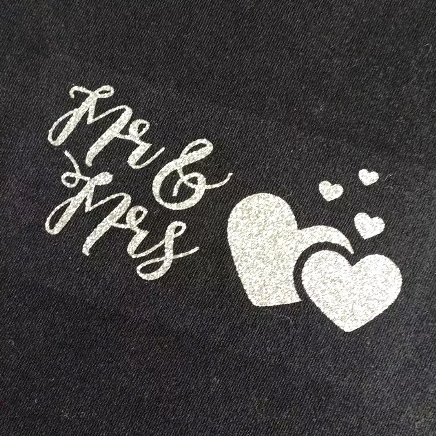 VINILO TEXTIL GLITTER 50 CM X 50 CM BLANCO  2