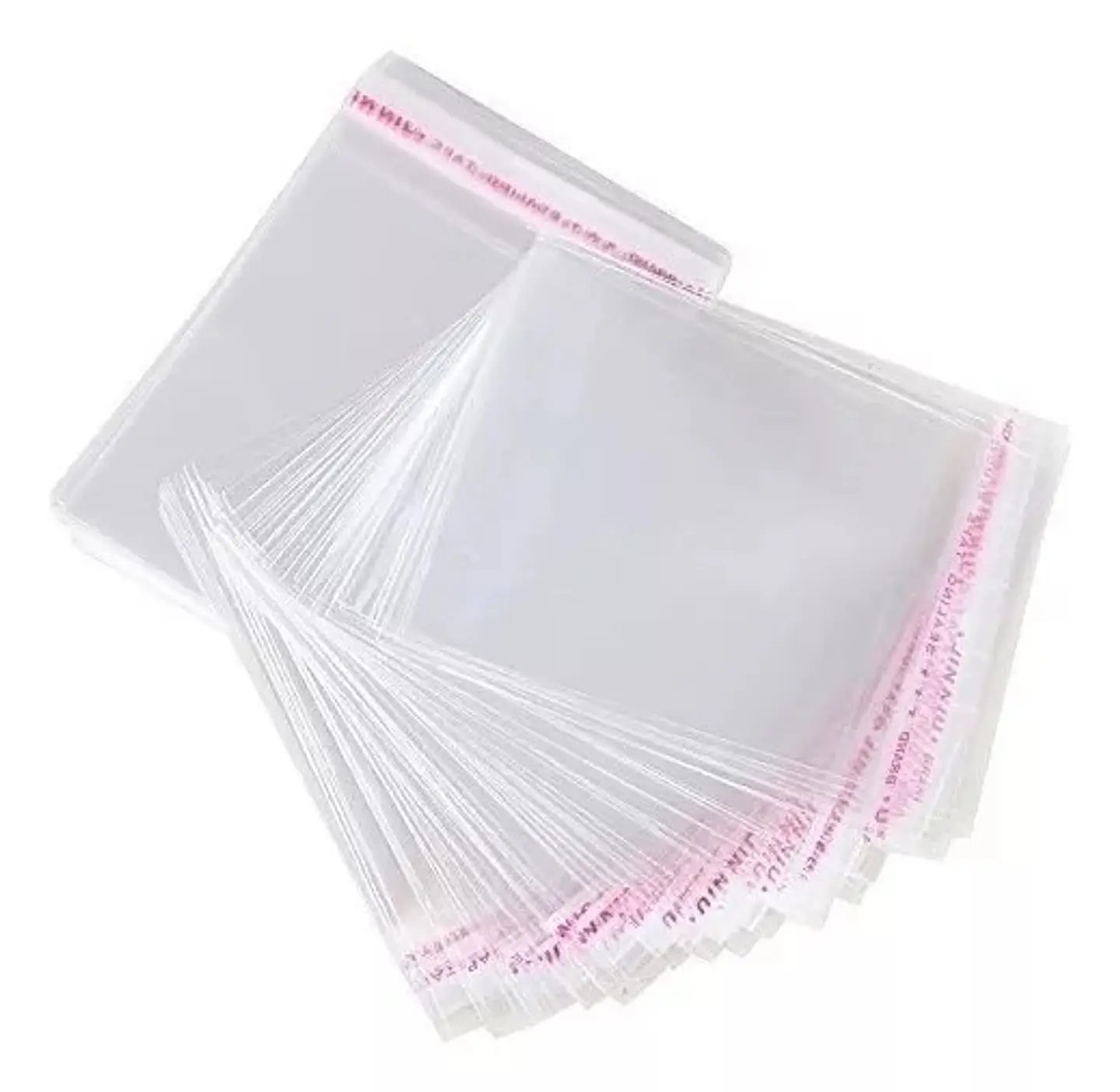 BOLSAS CELOFAN TRANSPARENTE CON ADHESIVO TAMAÑO 8x12 CMS / 200 UNIDADES 2