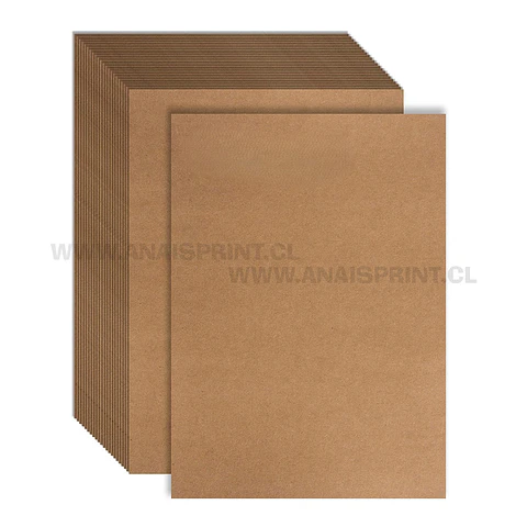 PAPEL KRAFT  OSCURO TAMAÑO A4 / 200 GR / 50 HOJAS