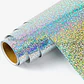 VINILO DECORATIVO CON ADHESIVO GLITTER HOLOGRAFICO 61 CM X 1 MT - Miniatura 1