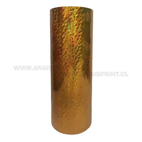 FOIL DORADO HOLOGRÁFICO TERMOREACTIVO AL TONER 5 MTS