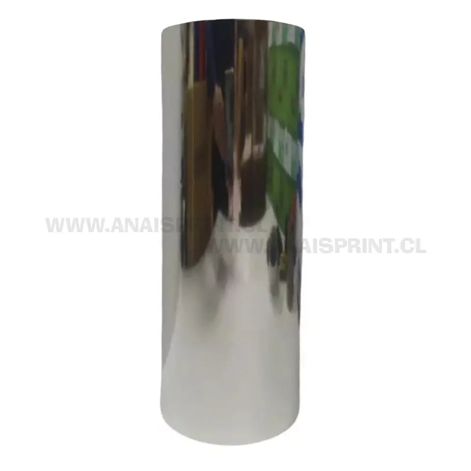 FOIL PLATEADO TERMOREACTIVO AL TONER 5 MTS 1