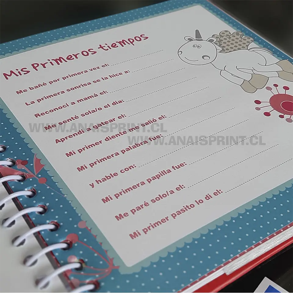 ALBUM INFANTIL CON MEMO Y CARÁTULAS PARA 200 FOTOS 10X15 CM 6