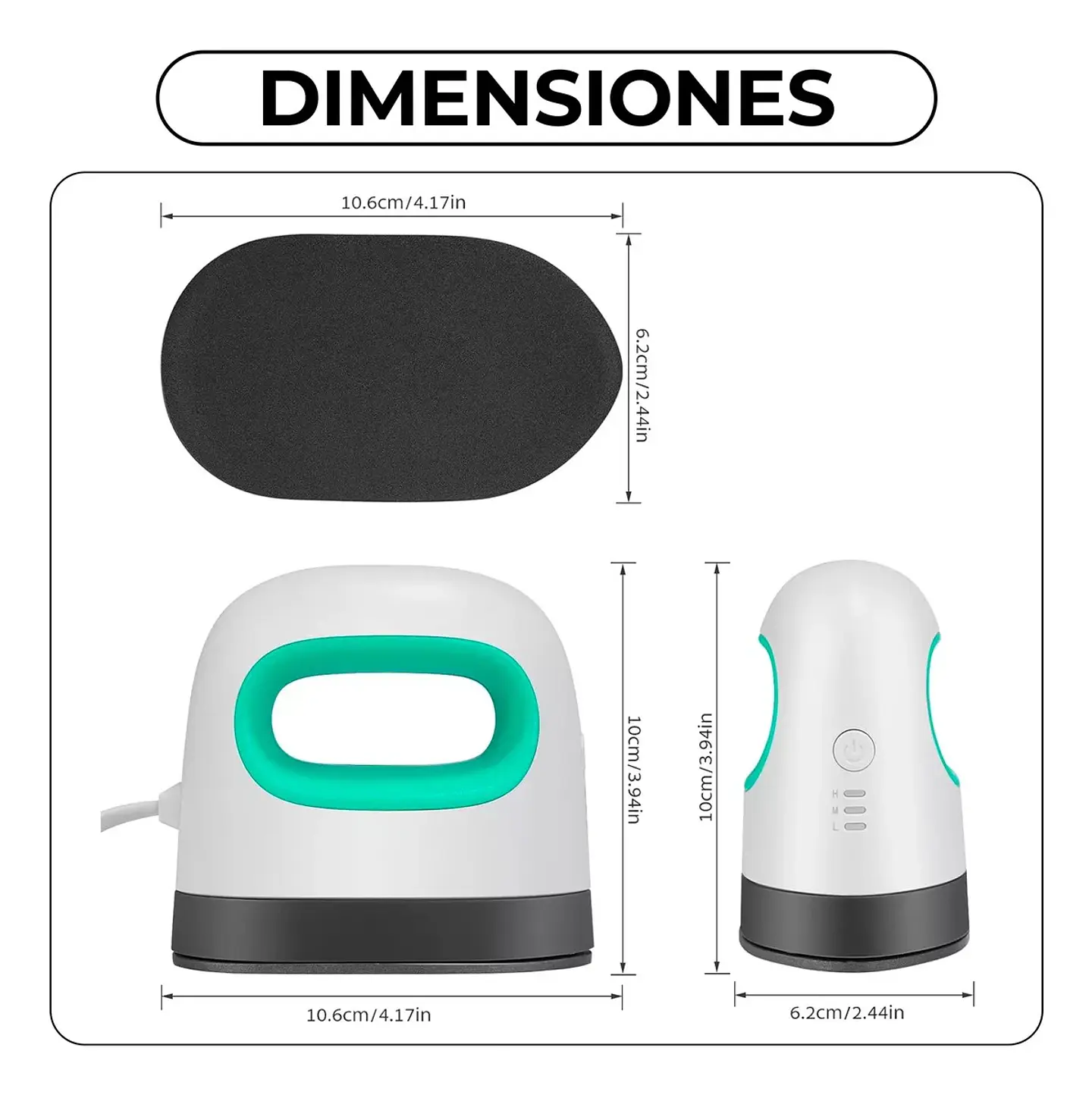 MINI PLANCHA PORTÁTIL PARA ESTAMPADO SUBLIMACIÓN TRANSFER 2