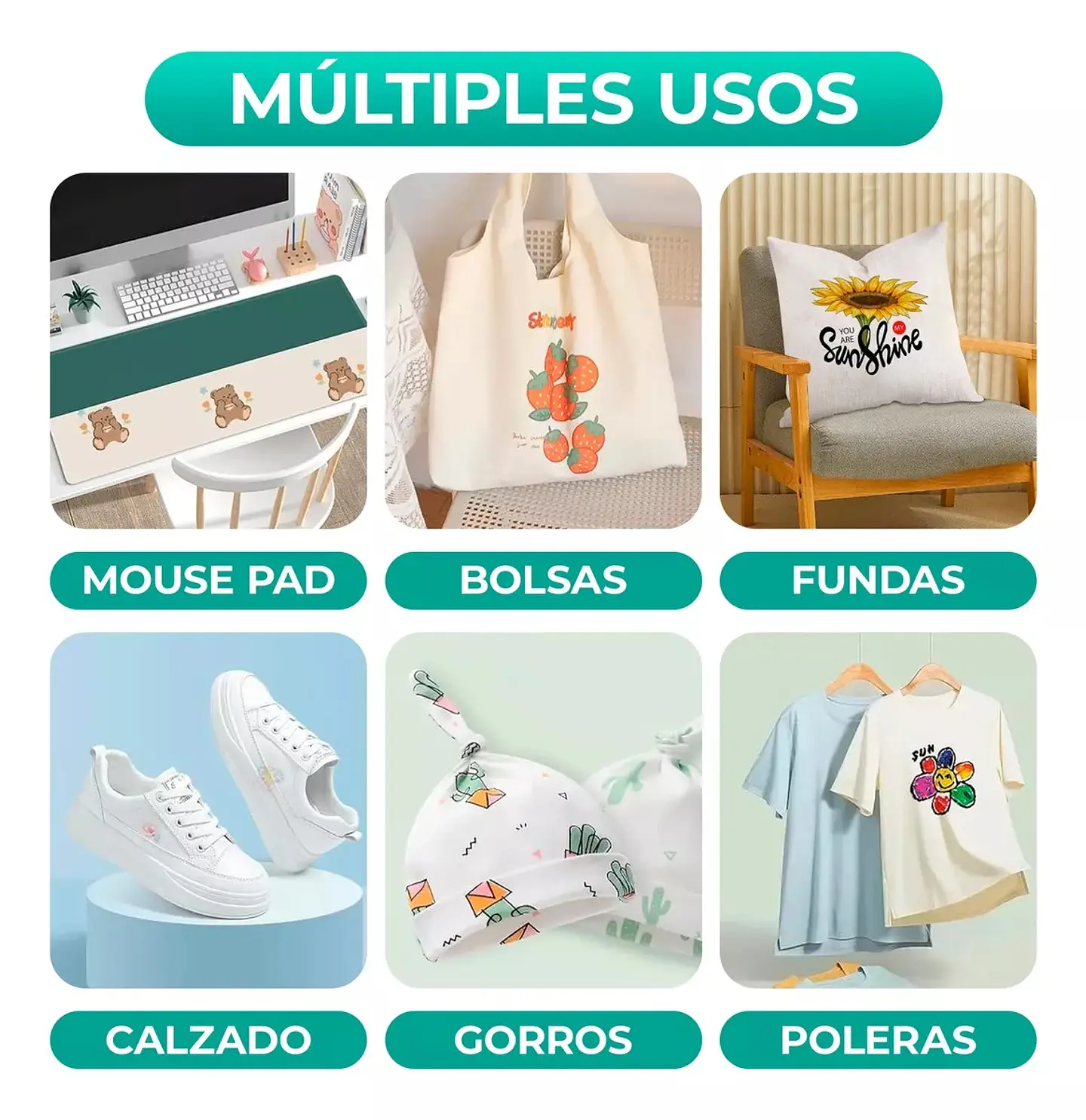 MINI PLANCHA PORTÁTIL PARA ESTAMPADO SUBLIMACIÓN TRANSFER 6