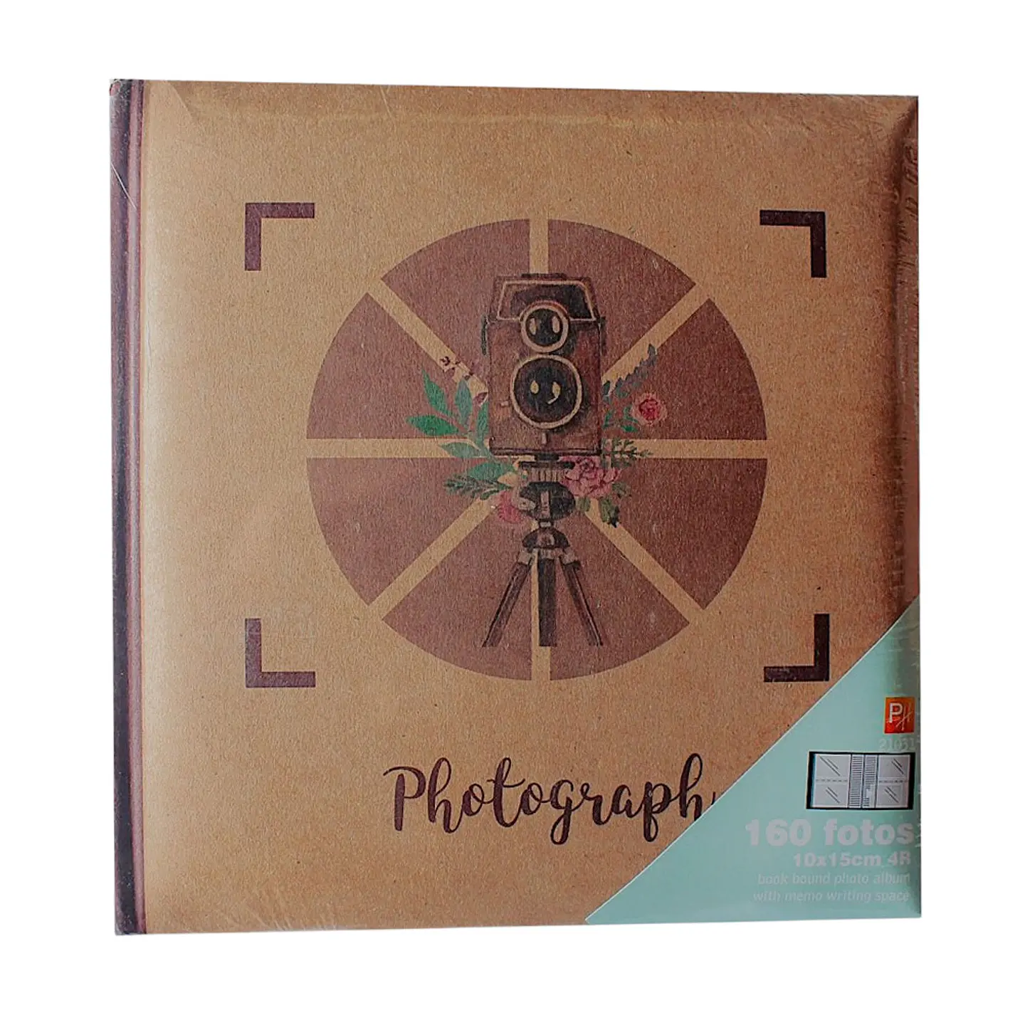 ALBUM VINTAGE CON MEMO PARA 160 FOTOS 10X15 CM 1