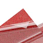 VINILO TEXTIL GLITTER TERMOTRANSFERIBLE  ROJO 50 CM X 1 MT - Miniatura 2