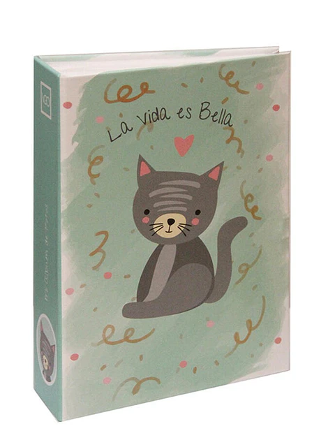 ALBUM FOTOGRAFICO GATITO PARA 100 FOTOS 10X15 CM