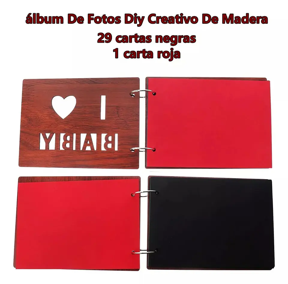 ALBUM BRICOLAJE BABY TAPA DE MADERA ANILLADO- COPIAR 2