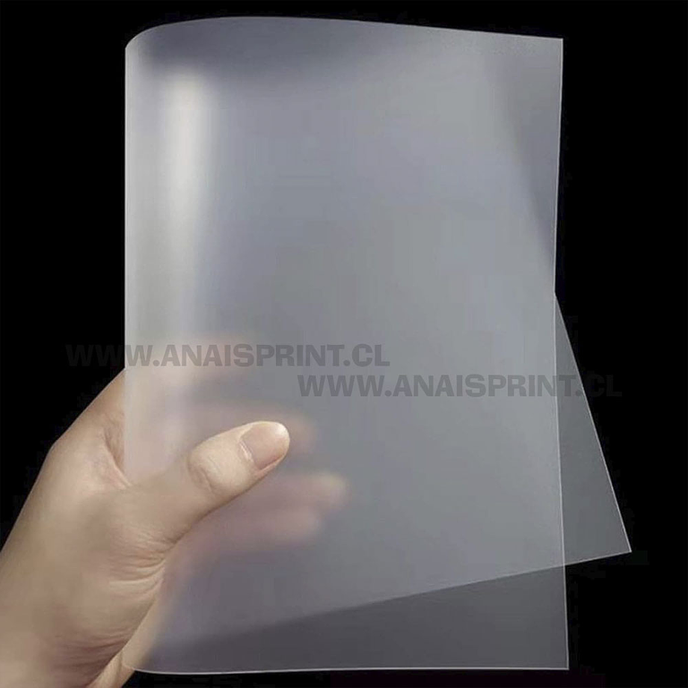 PAPEL FILM DTF (DIRECT TO FILM) A4 / 10 HOJAS