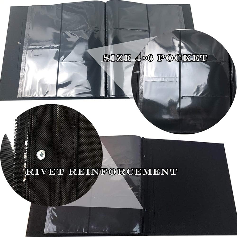 ALBUM FOTOGRAFICO CUERO GRIETA CON VENTANA PARA 500 FOTOS 10X15 CM