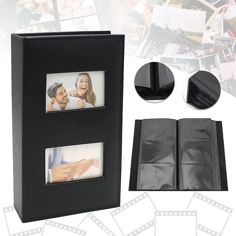 ALBUM FOTOGRAFICO CUERO CON VENTANA PARA 300 FOTOS 10X15 CM