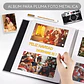 ALBUM FOTOGRAFICO AUTOADHESIVO CUBIERTA LINO GRIS CON VENTANA - Miniatura 4